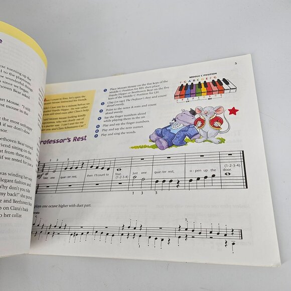 Alfred Music for Little Mozart Piano Learning Prep Level 3 Lesson Recital Lot 2 - Picture 5 of 11